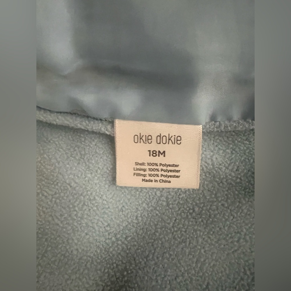 OKIE DOKIE Baby Jacket 18M Toddler Coat Used Good Condition Unisex - Picture 3 of 4